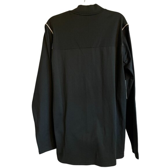 Nike Colorado Rockies Elite 1/2 Zip Jacket Coat Small Dri-FIT Technology Black - Picture 2 of 10